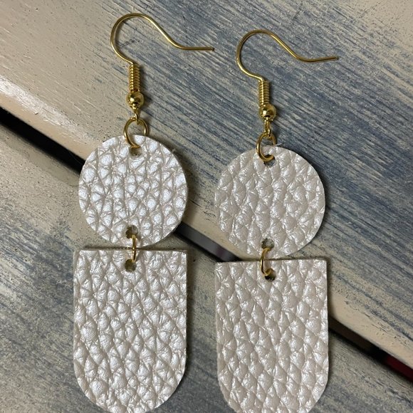 3/$35 Handmade Leather Earrings - Picture 15 of 15